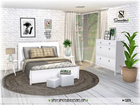 Caden Bedroom By Simcredible At Tsr Sims 4 Updates