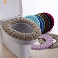 Bathroom Toilet Seat Cover Toilet Soft Warmer Mat Cover Pad Cushion ...