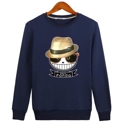 pull homme col round sweat imprimé casual vêtements molleton wy975 bleu cdiscount prêt à porter