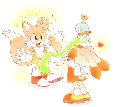 tails cream and cheese cream sonic sonic and shadow sonic fan art