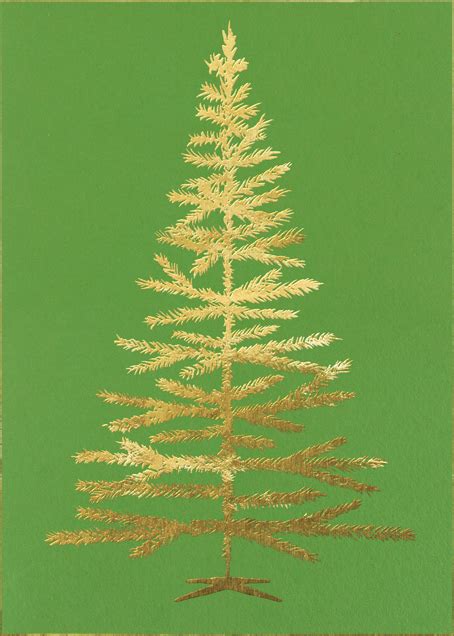 Tinsel Time Christmas Tree Card By Kate Spade Paperless Post Silver