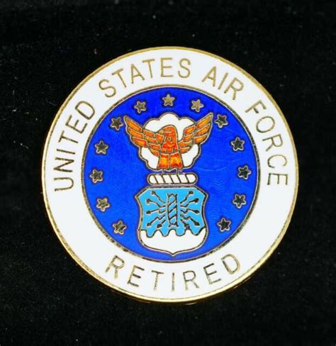 Us Air Force Retired Lapel Pin Ebay