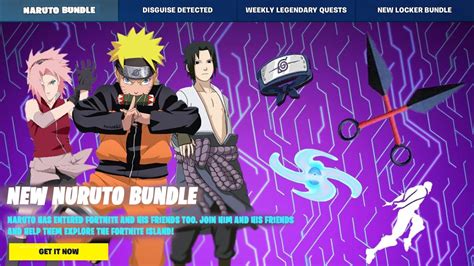 How To Get Naruto Bundle For Free In Fortnite Unlock Naruto Shippuden