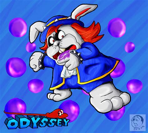 Mario Odyssey The Blue Suit Rabbit By Dfkjr On Deviantart