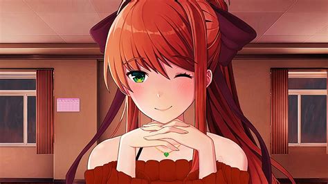 Breaking The Screen With Kisses Monika After Story Mod Youtube