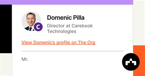 Domenic Pilla Director At Carebook Technologies The Org