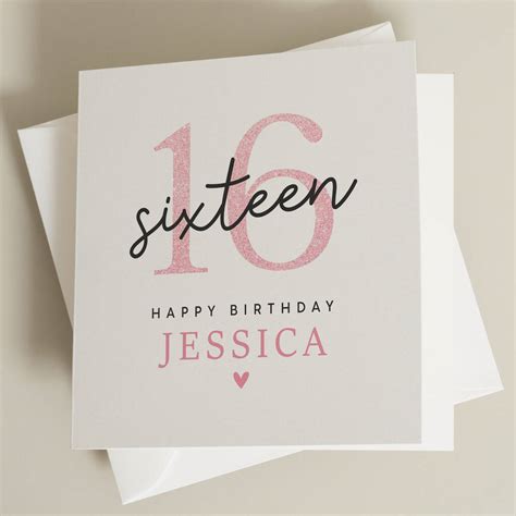 Daughter 16th Birthday Card By Twist Stationery