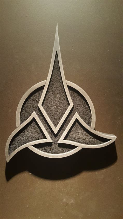 Star Trek Klingon Empire Logo Plaque Questdesigncanada