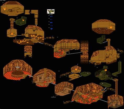 A 3d Map Of The Fire Temple From Ocarina Of Time Gaming