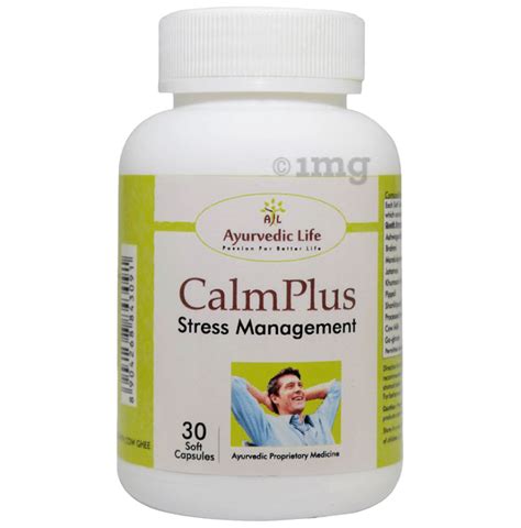 Ayurvedic Life Calm Plus Stress Management Capsule Buy Bottle Of