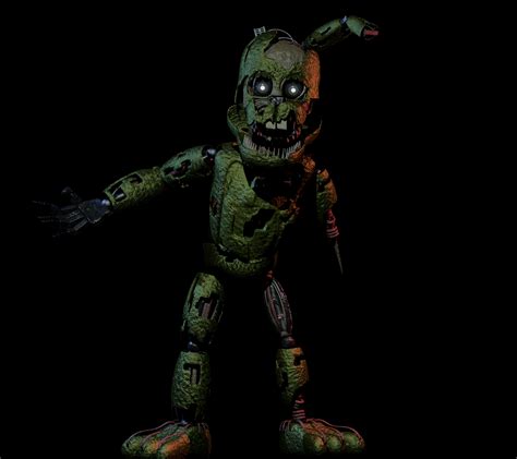 Springtrap Model Fnaf6 Rfivenightsatfreddys