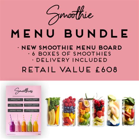 Shakes Menu Bundle A2 Menu Board Seasonal Shakes