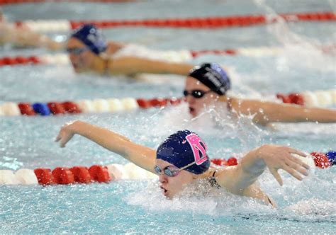 Darien Wins Fciac Girls Swim Title As Records Fall