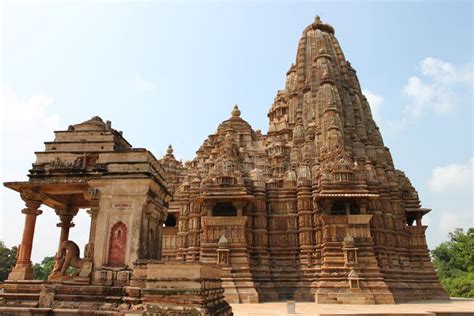 Khajuraho Temples And Their Erotic Sculptures India Stock Image Image Of Erotic Famous 40906847