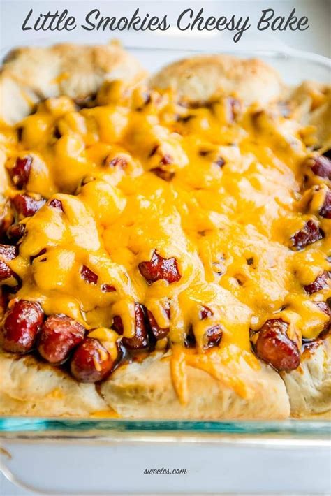 Little Smokies Cheesy Bake This Is Simple Delicius And So Easy