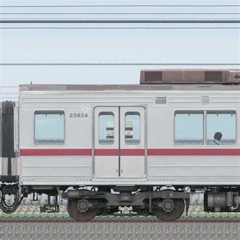 東武20050型モハ25850形（m3）｜railfilejp｜鉄道車両サイドビューの図鑑