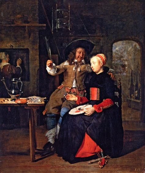 Portrait Of The Artist With His Wife Isabella De Wolff In A Tavern