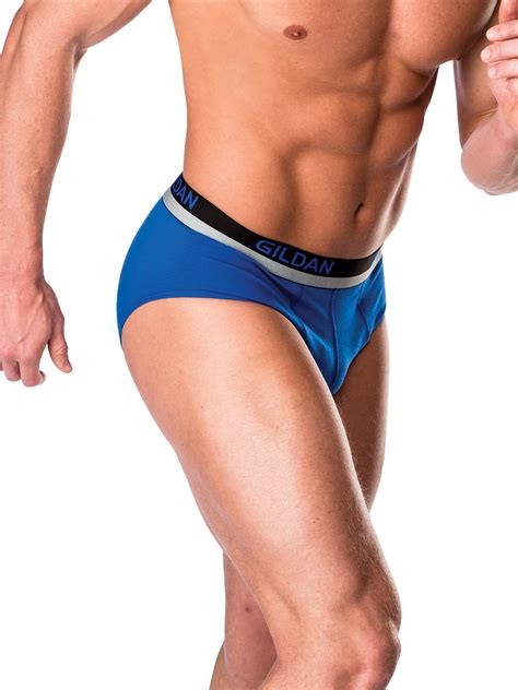 Gildan Big Men S Performance Cotton Low Rise Brief Underwear 4 Pack