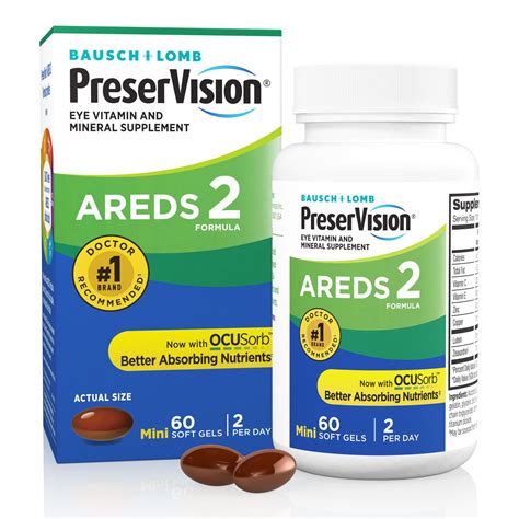 Preservision Eye Vitamin And Mineral Supplement Areds 2 Formula Pick Up