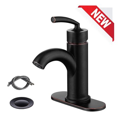 Then turn on the two faucets and watch beneath. RKF Single Handle Bathroom Sink Faucet One Hole Deck Mount ...