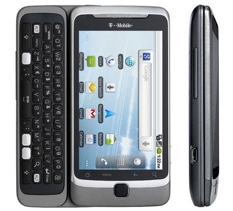 Htc G2 Android Qwerty Smartphone T Mobile Silver