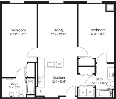 .2 bedroom apartment designs, 2 bedroom house plans indian style, studio apartment, floor plan, studio apartment (accommodation type), apartments, interior design, small apartment design, small apartment, apartment decorating, 3d floor plan, interior. Downtown Wilmington Apartments | The Residences at Mid ...