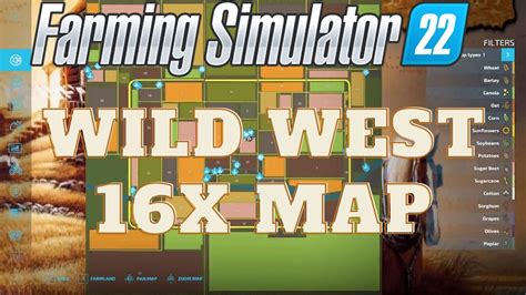 Farming Simulator 22 Map Review Wild West 16x By Cazz64 Youtube