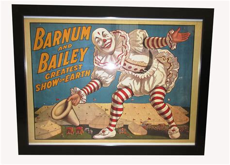 Vintage Ringling Brothers Barnum Bailey Circus Poster