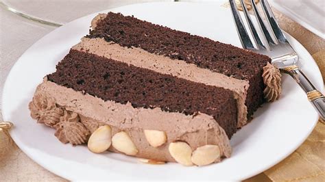 Chocolate Almond Mousse Cake Recipe