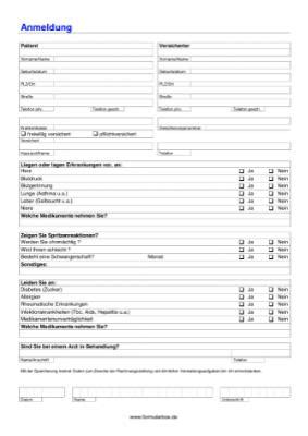 Inscription formation modulaire contrôle de combustion 2019. Anmeldeformular, Anamnese | Vorlage, Muster zum Ausdrucken