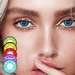 Buy Cosmetic Colorful Contact Lens (10 Color / 2 pcs) online from ...