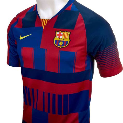 Nike And Barcelona 20th Anniversary Home Jersey Soccerpro