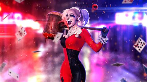 Wallpaper Id Harley Quinn Hd K Superheroes Artist Artwork Artstation Free Download