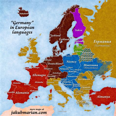 Names Of Germany In European Languages Rgermany