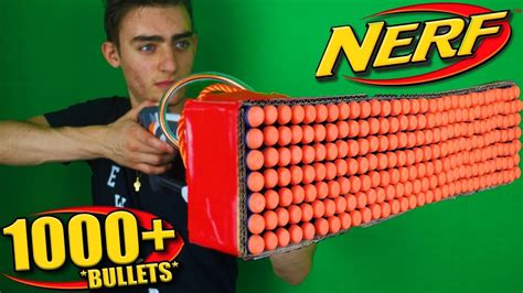 Nerf War 1000 Bullet Nerf Mod It Actually Works Youtube