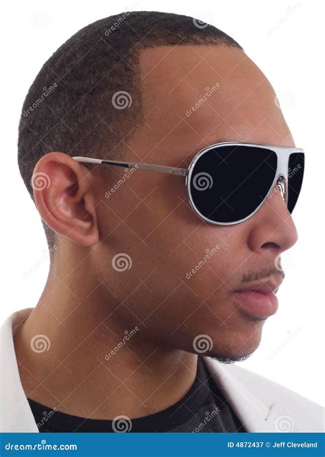 Young Black Man Portrait In Sunglasses Stock Image Image Of Ethnic