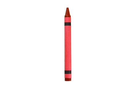 Red Crayon Isolated On A Transparent Background 21950194 Png