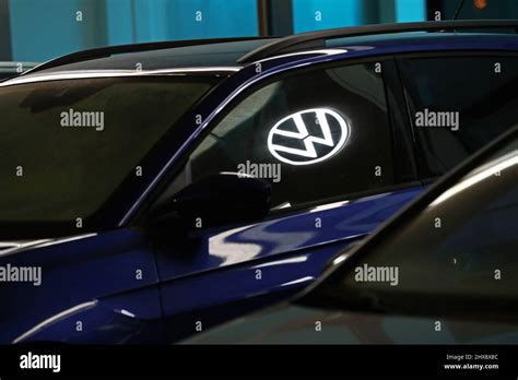 Volkswagen Car Dealership Linköping Sweden Stock Photo Alamy