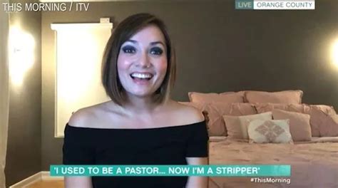 this morning viewers stunned as pastor turned stripper reveals why she couldn t be happier with
