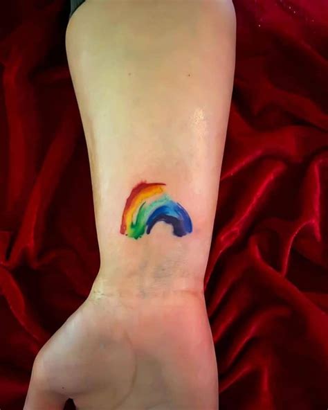 Aggregate More Than 87 Tiny Rainbow Tattoo Super Hot Ineteachers