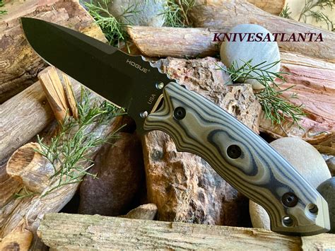 Hogue Ex F01 Fixed Blade 55 Drop Point Blade Black Cerakote Finish