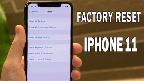 Maybe you would like to learn more about one of these? How to Factory Reset iPhone 11 and Back to Default Setting ...