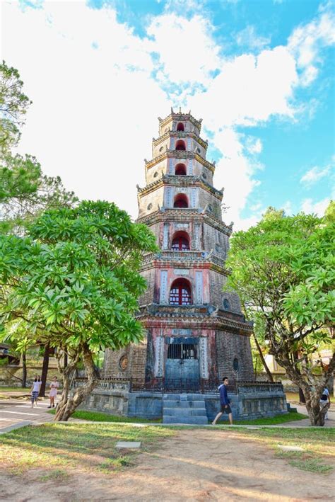 Thien Mu Pagoda In Hue City Vietnam Editorial Stock Image Image Of