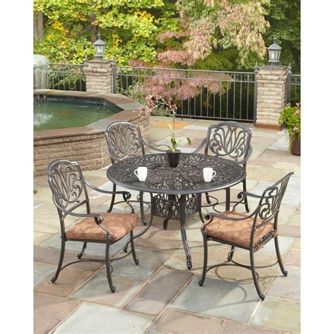 A wide variety of home depot patio options are available to you, such as outdoor furniture. Home Styles Floral Blossom 42 in. Round 5-Piece Stationary ...