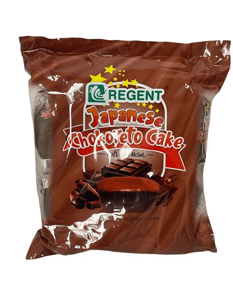 Regent Japanese Chokoreto Cake Soft And Moist 2 Packs Of 10 Pieces