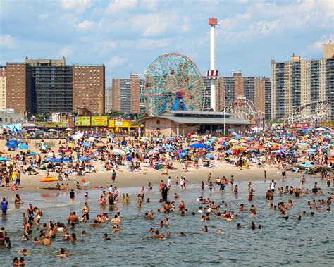 Coney Island Beach New York City Jag Flickr