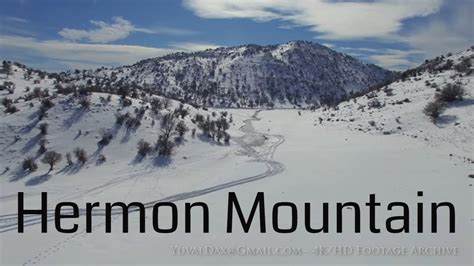 החרמון Hermon Mountain Aerial Youtube