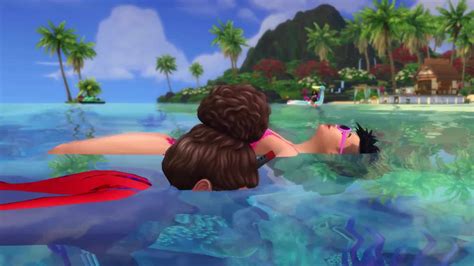The Sims 4 Island Living Mermaids Sunburn Volcano And More Photos