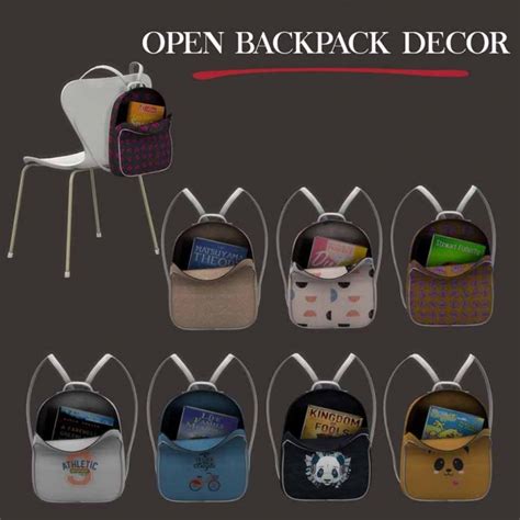 Open Backpack At Leo Sims Sims 4 Updates