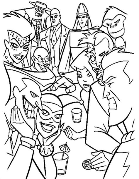 Free Printable Super Villain Coloring Pages